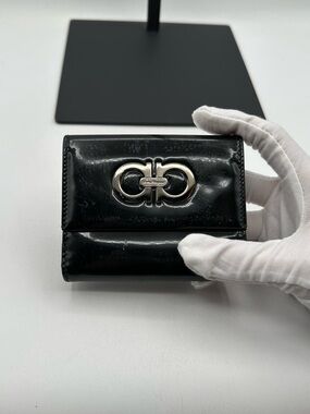 Salvatore Ferragamo Patent Leather Wallet